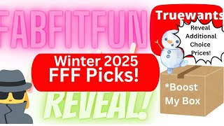 Fabfitfun Winter 2025 Box Spoilers- Fff Picks - Boost Your Box Additional Choice Add-On Pricing