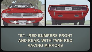 DEEP DIVE INTO OPTIONS AVAILABLE: 1970 'CUDA