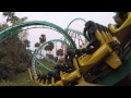 Kumba Roller Coaster POV 60fps Busch Gardens Tampa Front Seat View1