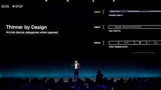 Mate X Foldable Phone Thinness And Mulasking