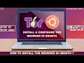 How to install Tor browser in Ubuntu 22.04 LTS ? | Step By Step | 2022