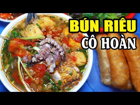 Bún riêu cô Hoàn | quán ngon lẩn khuất ngõ sâu phố cổ Hà Nội