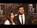 Rohit Sharma with his wife at GQ MEN OF THE YEAR AWARDS 2015.