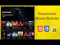 How To Create Responsive Movie Website Using HTML CSS And jQuery