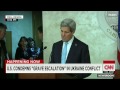 Kerry: You can not have a one-sided peace