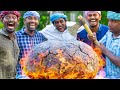 INSIDE MUTTON | Mud Mutton Recipe | Clay Covered Full Goat and Cooking in Direct Fire