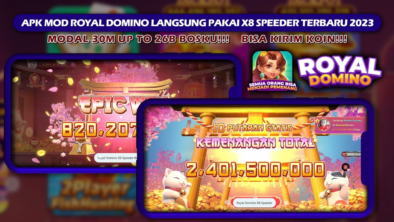 LATEST X8 SPEEDER ROYAL DOMINO 2023 – ROYAL MOD APK LATEST X8 SPEEDER ROYAL DOMINO 2023 – ROYAL MOD APK