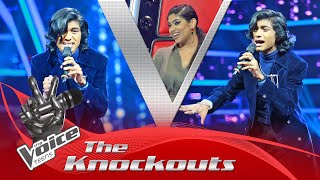 Aaron Bandara | Tharuda nidanni The Knockouts | The Voice Teens Sri Lanka