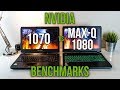 Nvidia 1070 vs 1080 Max-Q - Laptop Graphics Comparison Benchmarks