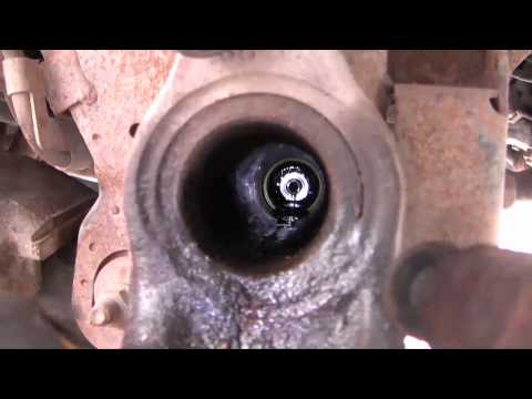 Replace right front axle seal 1998 Dodge Ram 4X4 part 2