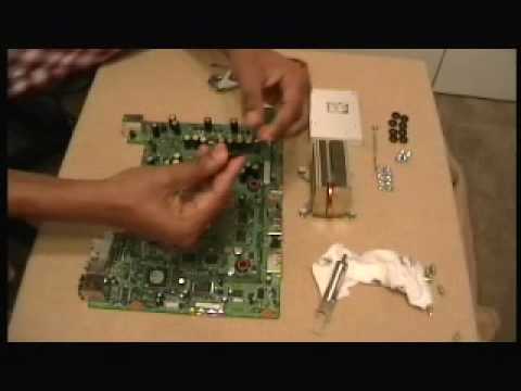 Fix an xbox 360 with Red Ring Of Death ~ e74 ~1 red light -- PART 1