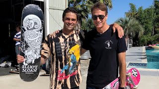 EP.2 SLOAN YARD SESSIONS | TONY HAWK SURPRISES ELLIOT SLOAN WITH PRO BOARD