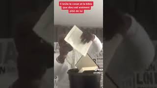 Il Brûle Le Coran Et La Bible