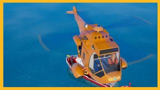 Sam Bir Kurtarma Helikopteri Kullanıyor İtfaiyeci Sam Derlemesi