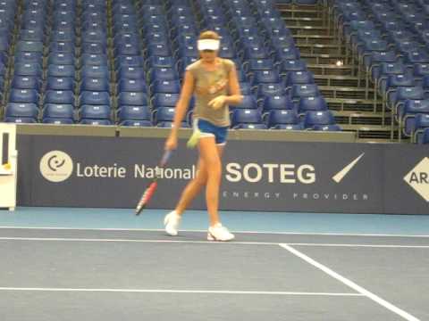 WTA Luxembourg 2008: Daniela ハンチュコワ Practice 2