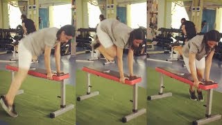 Marathi Actress Neha Mahajan Bench Jump Over Workout
