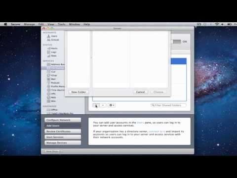 Mac OS 10.7 Lion Server Part 7: File Sharing & Home Folders