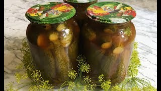Огурцы в Кетчупе Чили на Зиму / Хрустящие Огурцы в Банках / Pickles With Chili Огурцы в Кетчупе Чили на Зиму / Хрустящие Огурцы в Банках / Pickles With Chili