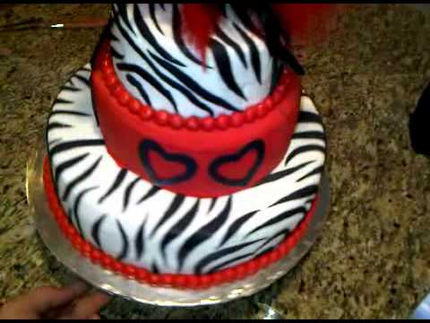 Zebra Birthday Cakes on Zebra  Zebra Print Party   Wild And Fun