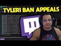 Tyler1 Reads Twitch BAN APPEALS