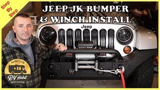 Jeep Rugged Ridge Spartan Bumper and Badland ZXR Winch Install and Review