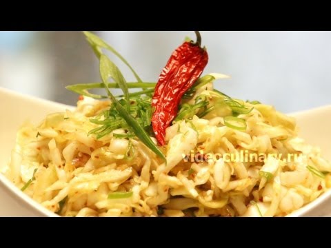 Капустный салат по-корейски - Рецепт Бабушки Эммы Капустный салат по-корейски - Рецепт Бабушки Эммы