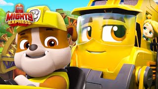 Brock And Rubble Build It Best Mighty Express Paw Patrol Mashup Episode - Mighty Express Official