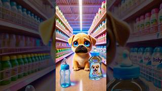 Why Is This Cute Frenchie Rushing To Buy A Baby Bottle?