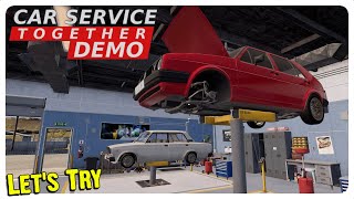 Essayons Ce Nouveau Jeu De Mécanique Automobile  Car Service Together  Démo 