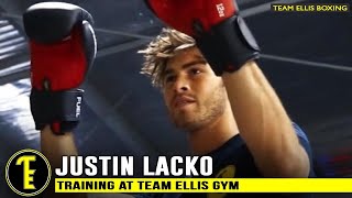 Justin Lacko Getting Ready For The Jungle - Boxing At Team Ellis