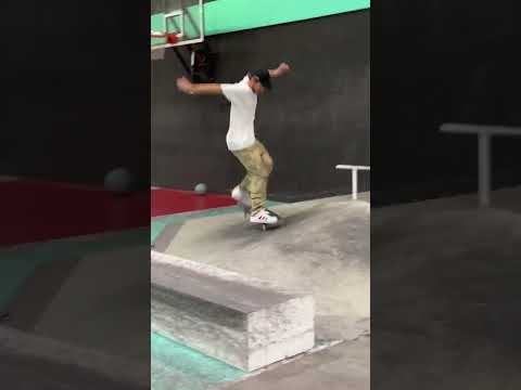 Trent Mcclung Nollie Half cab flip  #skateboarding