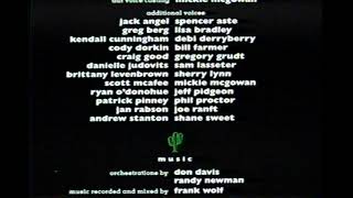 Toy Story 1995 End Credits Dvs