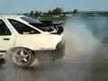 big burnout from ford sierra 2.0 is