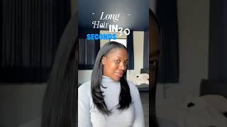 Easy U-Part Wig Install On Relaxed Hair Yaki Straight Vibes.