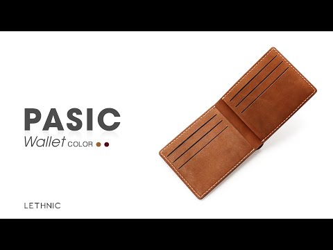 Pasic - Ví da bò sáp handmade dành cho Nam - Lethnic