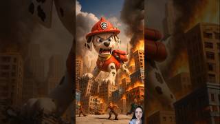 Paw Patrols Marshall Turns Giant And Destroys The City