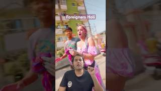Foreigners Holi Desi Style In India Enjoy The Show