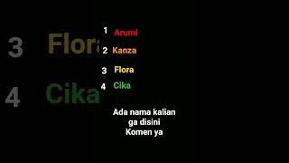 Ada Nama Kalian Ga Komen Ya