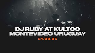 Dj Ruby At Kultoo Montevideo Uruguay 27.09.25 Progressive House Video Dj Mix
