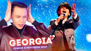 Georgia - Andria Putkaradze - Reaction Грузия - Junior Eurovision 2024 - Реакция Live
