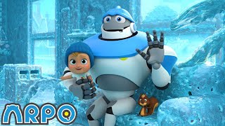 Il Paese Invernale Cartoni Animati Per Bambini Arpo Il Robot Italiano