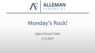MONDAYS ROCK AGENT ROUND TABLE 3 15 2021