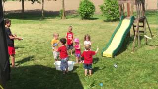 The Kids First Water Balloon Fight