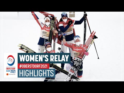 Norway regain the title | Women&#039;s Relay | 2021 FIS Nordic World Ski Championships