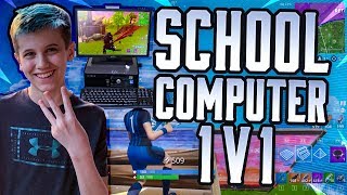 So I tried out for a pro team on a School Computer...