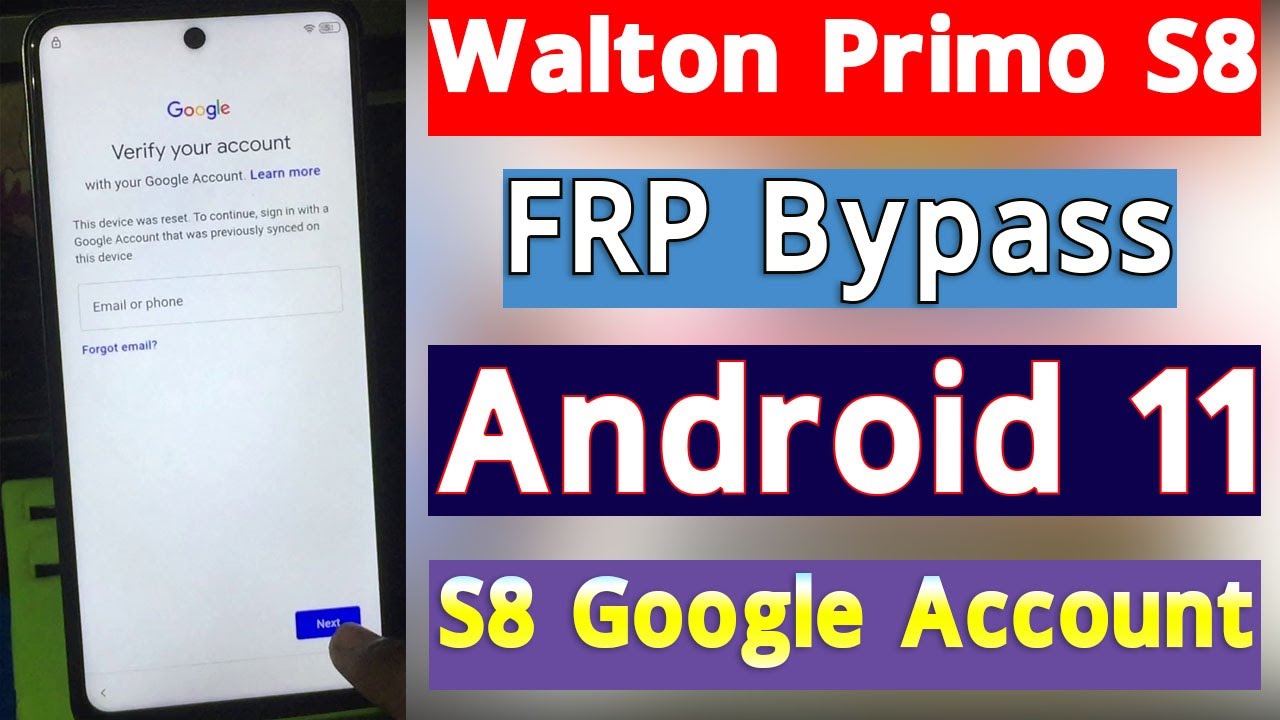 Walton Primo S8 FRP Bypass Android 11 Walton S8 Google Walton Primo S8 FRP Bypass Android 11 Walton S8 Google