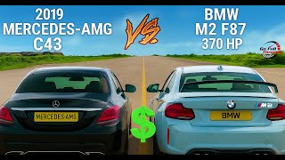 60K Mercedes-Amg C43 390 Hp Vs 55K Bmw M2 F87 370 Hp Smart Buy In 2025? Drag Race