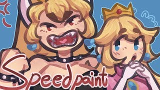 Bowsette Speedpaint