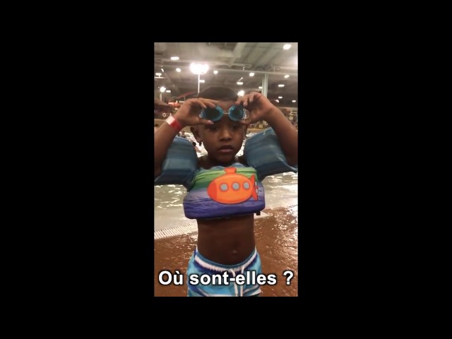 Little Boy Can’t Find The Goggles He Has On His Head - Video