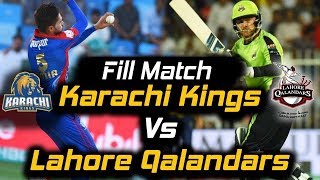 Live: Karachi Kings vs Lahore Qalandars I Match 08 | HBL PSL 2018
